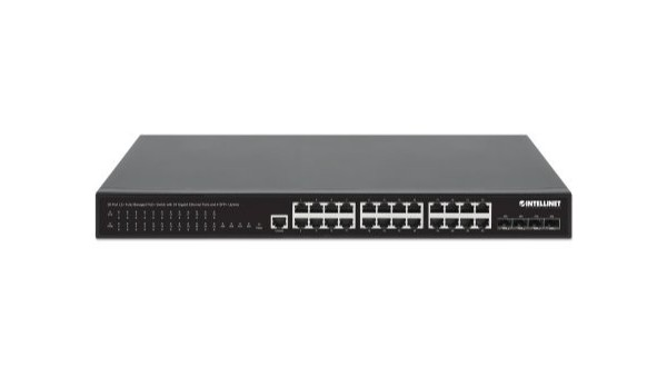 561846 以太联 28 端口 L2+全网管型 PoE+交换机，含 24 个千